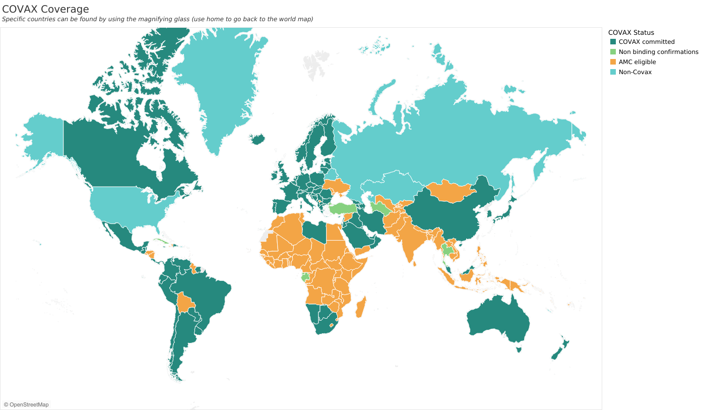 Covax map